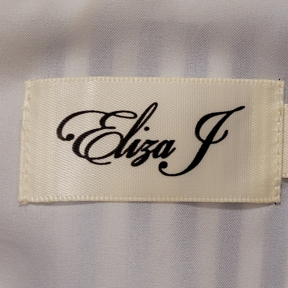 ❤️Eliza J blue white striped sleeveless shift mini dress - Picture 8 of 10